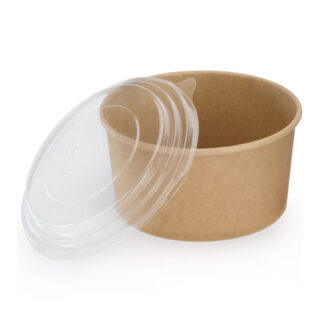 BOL ROND KRAFT + COUVERCLE - 550ML