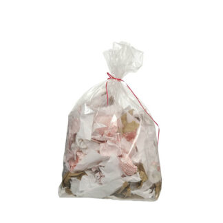 SAC POUBELLE 30L TRANSPARENT 500X650 25Μ BD