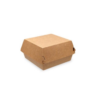 BOITES BURGER KRAFT BRUN 120x116x70