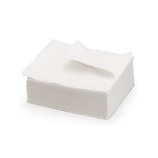 SERVIETTE COCKTAIL DOUBLE P.20X20 - BLANC