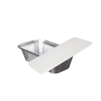 BARQUETTE ALUMINIUM RECTANGULAIRE 1900ML + COUVERCLE