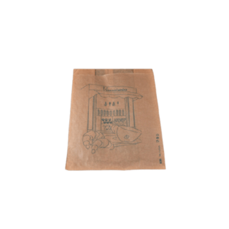 SACHET VIENNOISERIE KRAFT BRUN - 140+60X270MM